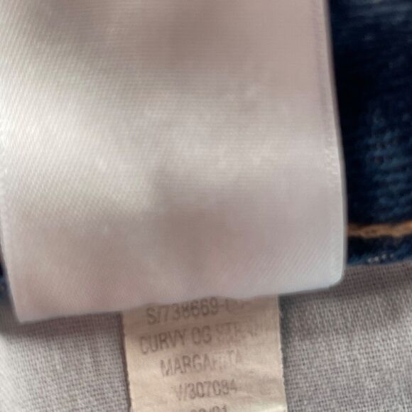 Old Navy Jeans 20 High Rise Curvy OG Straight Secret Smooth Pockets Inseam 27.5" - Picture 8 of 10